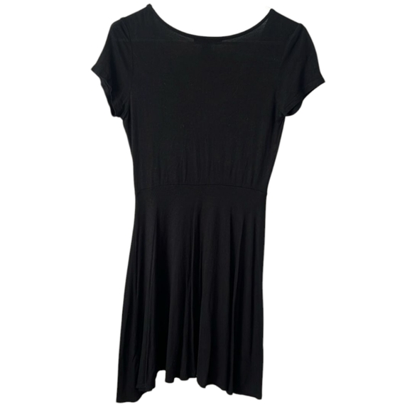 3 for $15 Black V Neck Wrap Dress - Picture 4 of 4